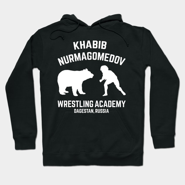 Khabib Nurmagomedov Wrestling Academy Bear Hoodie by MMAMerch